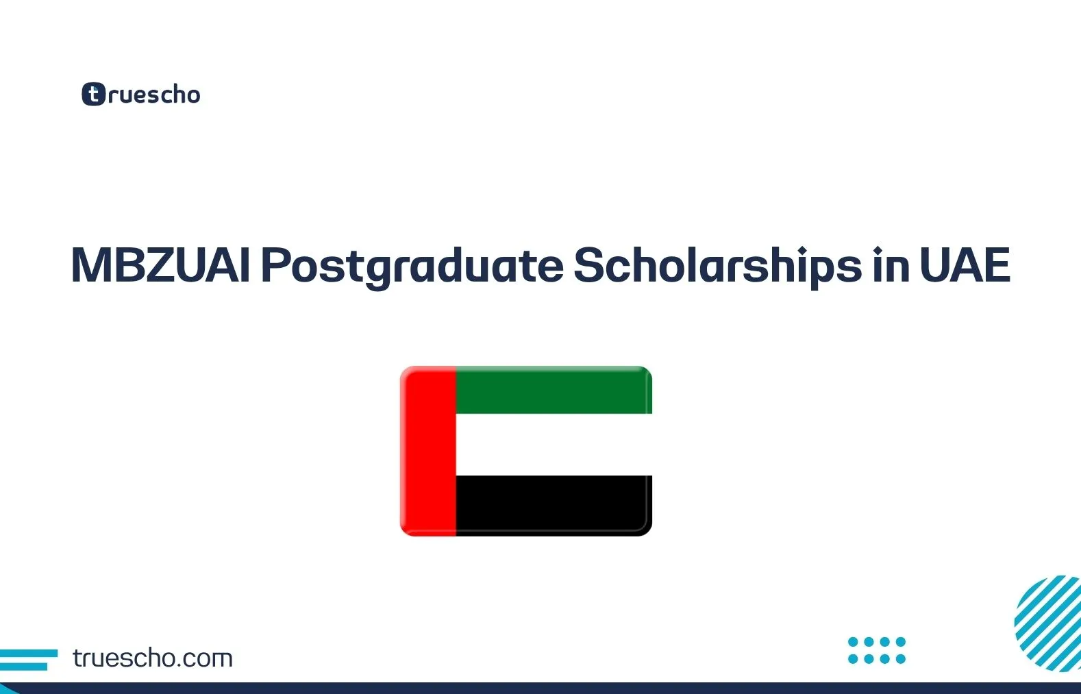 MBZUAI Postgraduate Scholarships