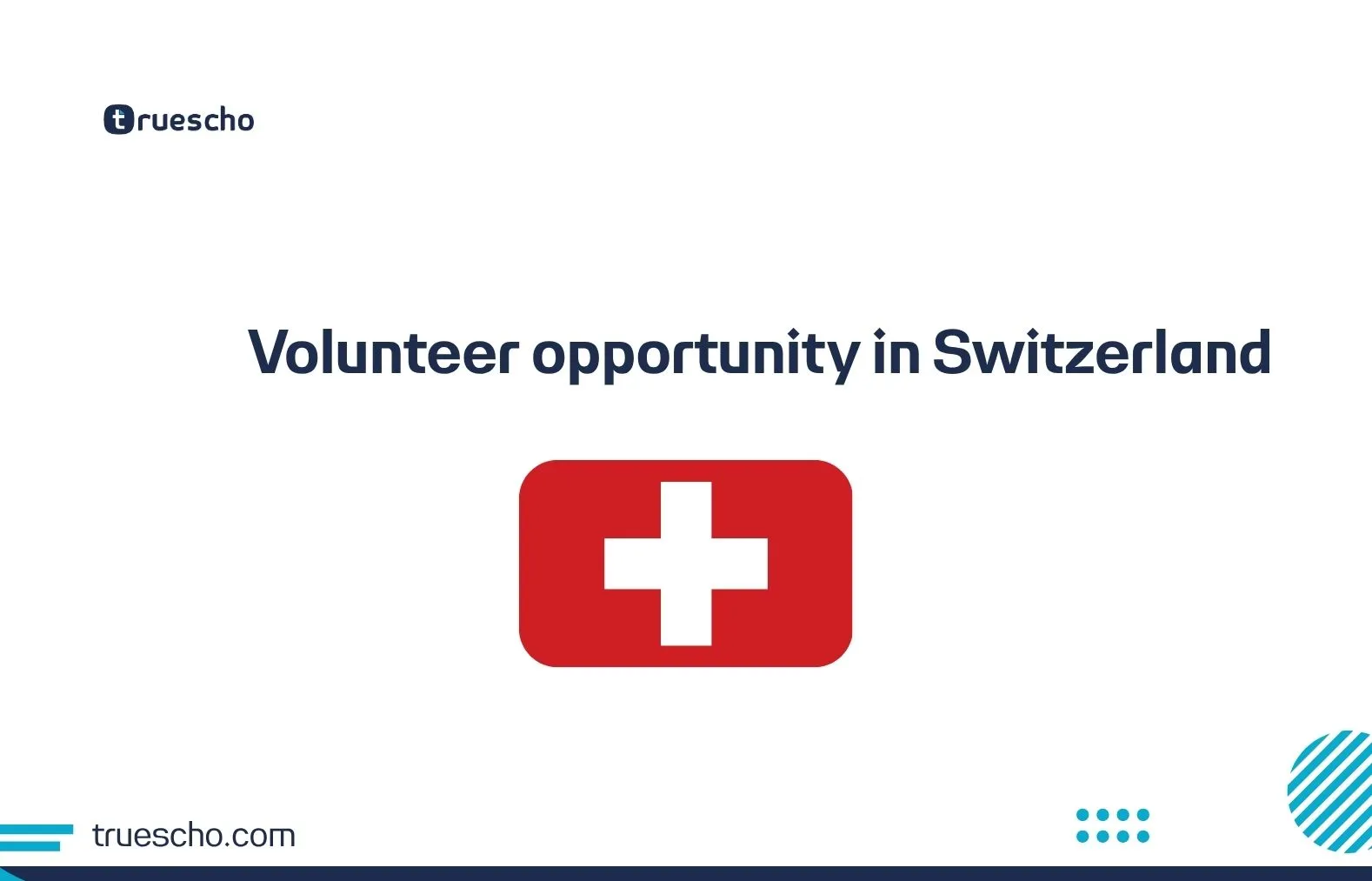 Volunteer opportunity in Switzerland