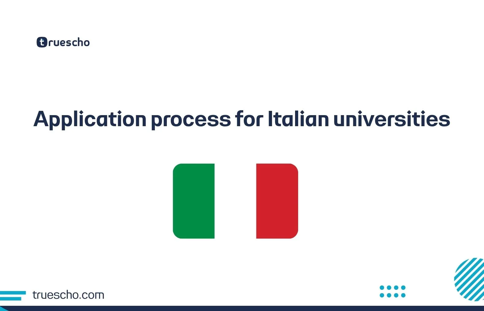 Application process for Italian universities