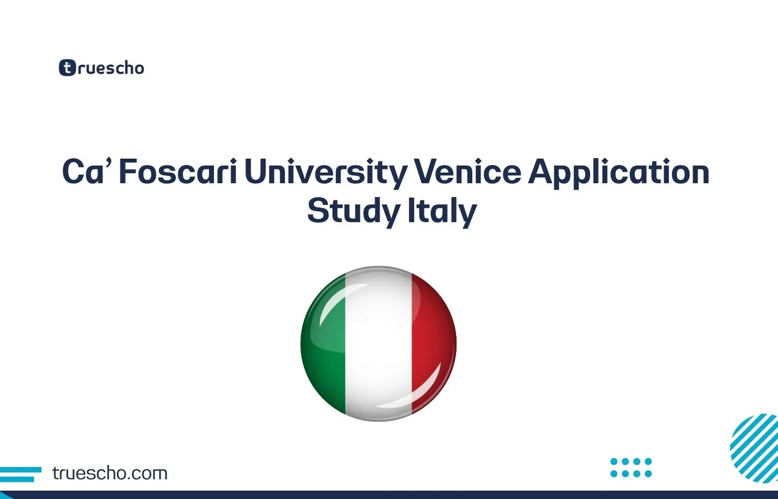 Ca' Foscari University Venice Application