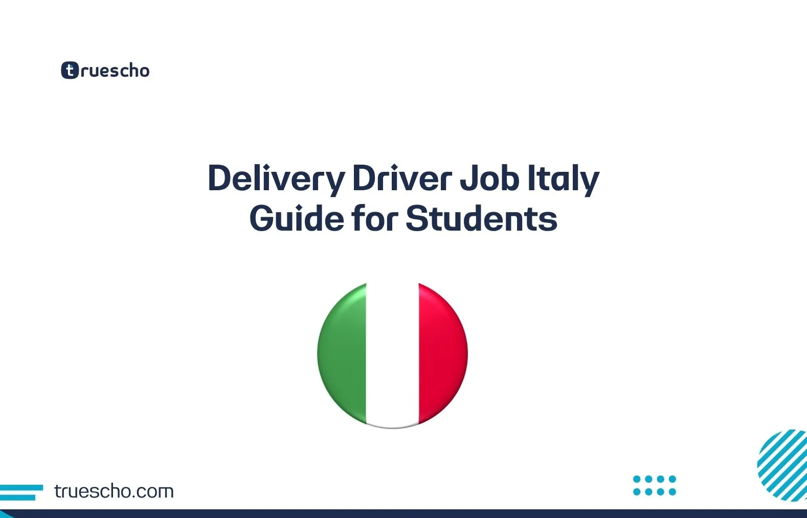 Delivery Driver Job Italy