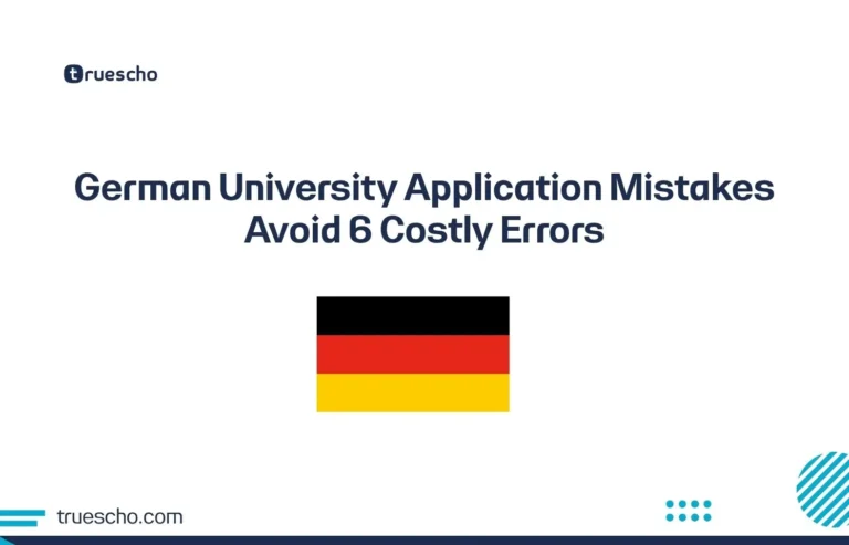 German University Application Mistakes