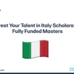 Invest Your Talent in Italy Scholarship