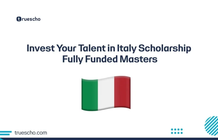 Invest Your Talent in Italy Scholarship