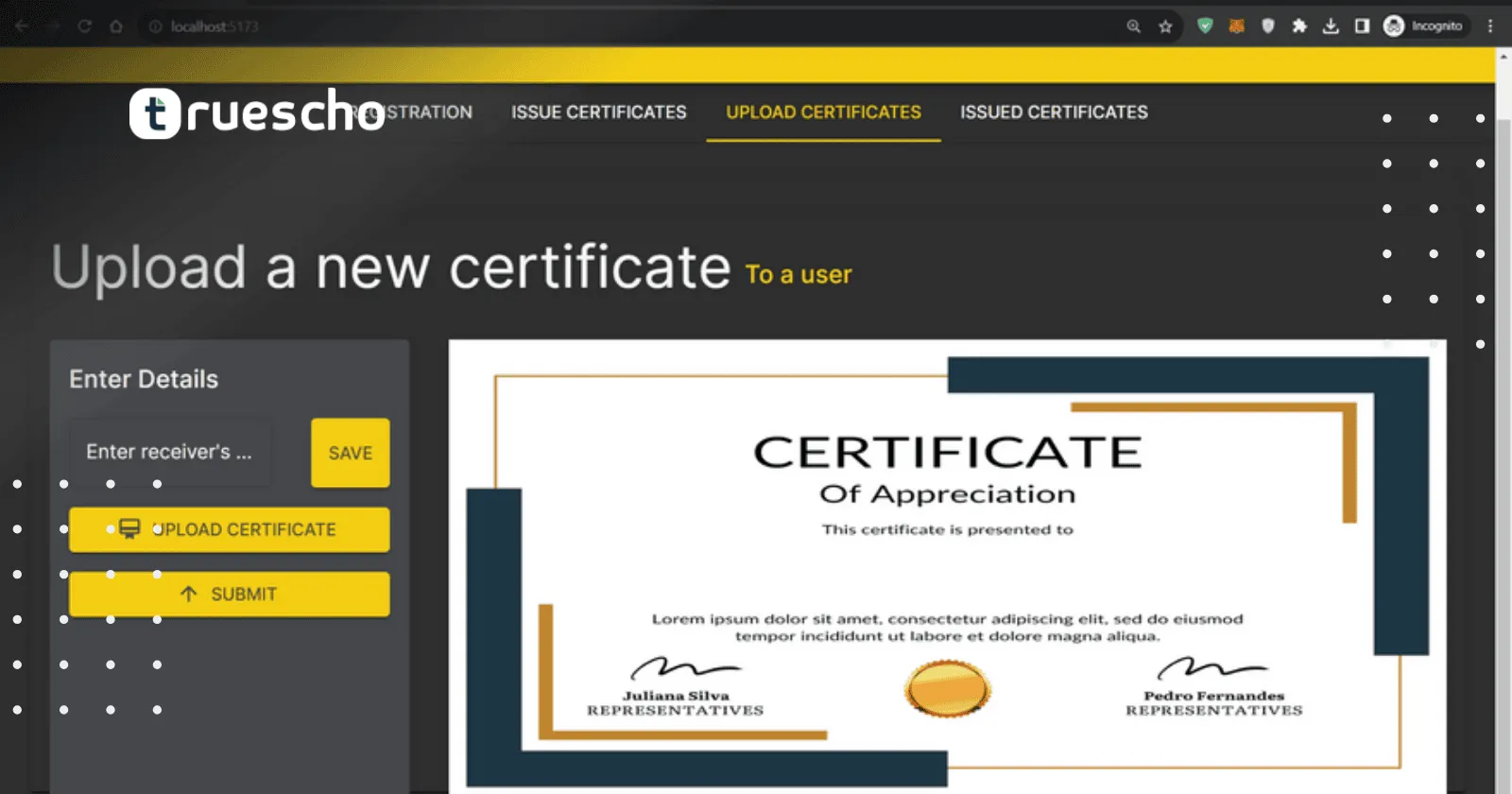 Certification platform Certiverse