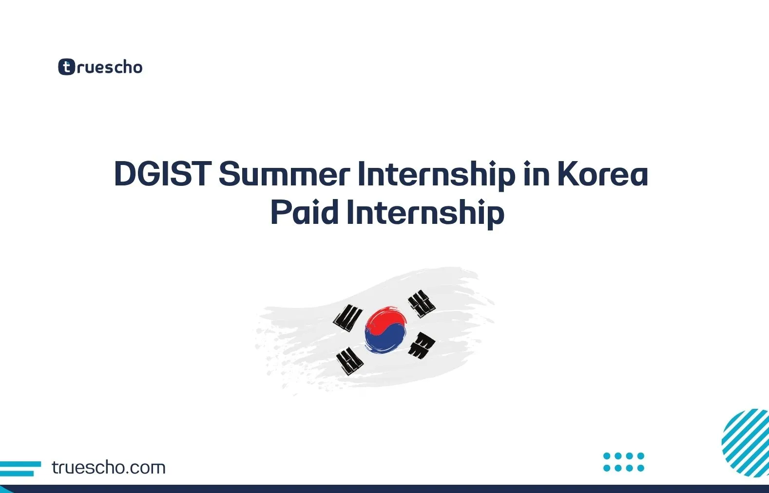 DGIST Summer Internship