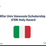 Kfar Univ Vanessia Scholarship