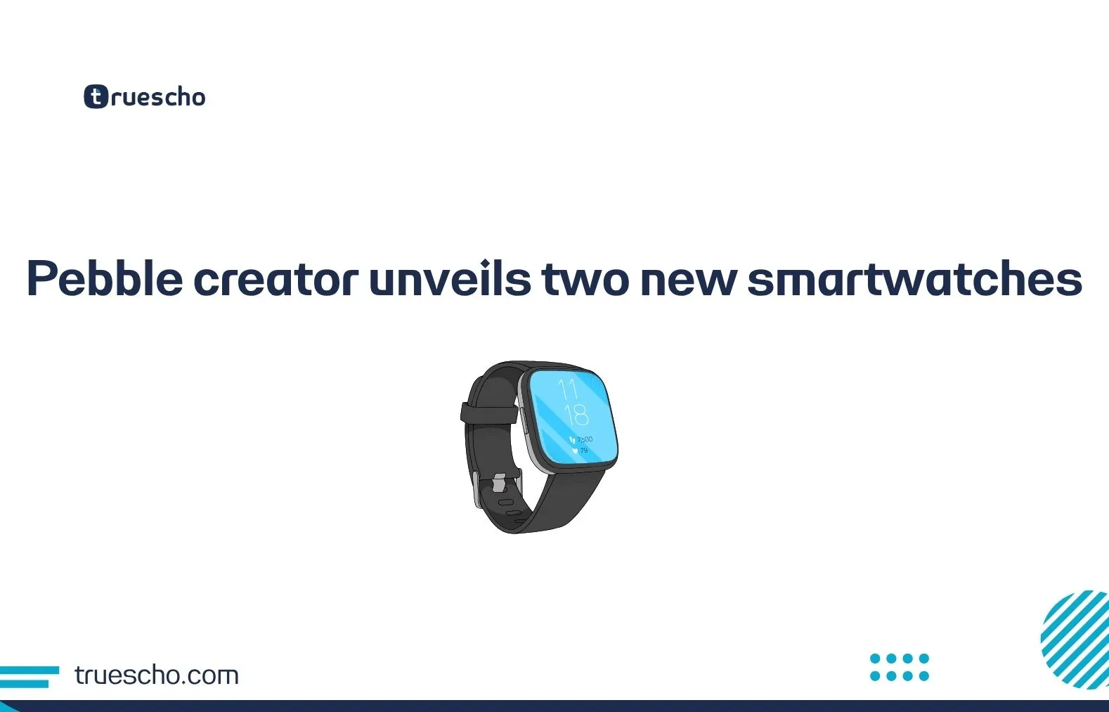 Pebble creator unveils two new smartwatches