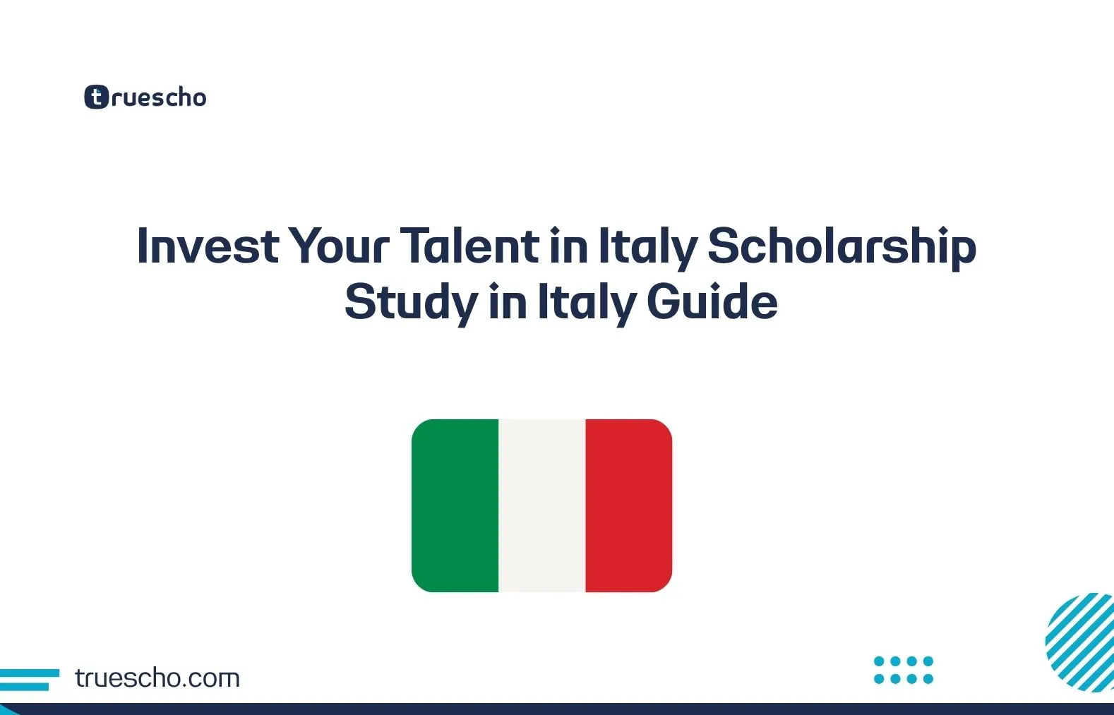 Invest Your Talent in Italy Scholarship