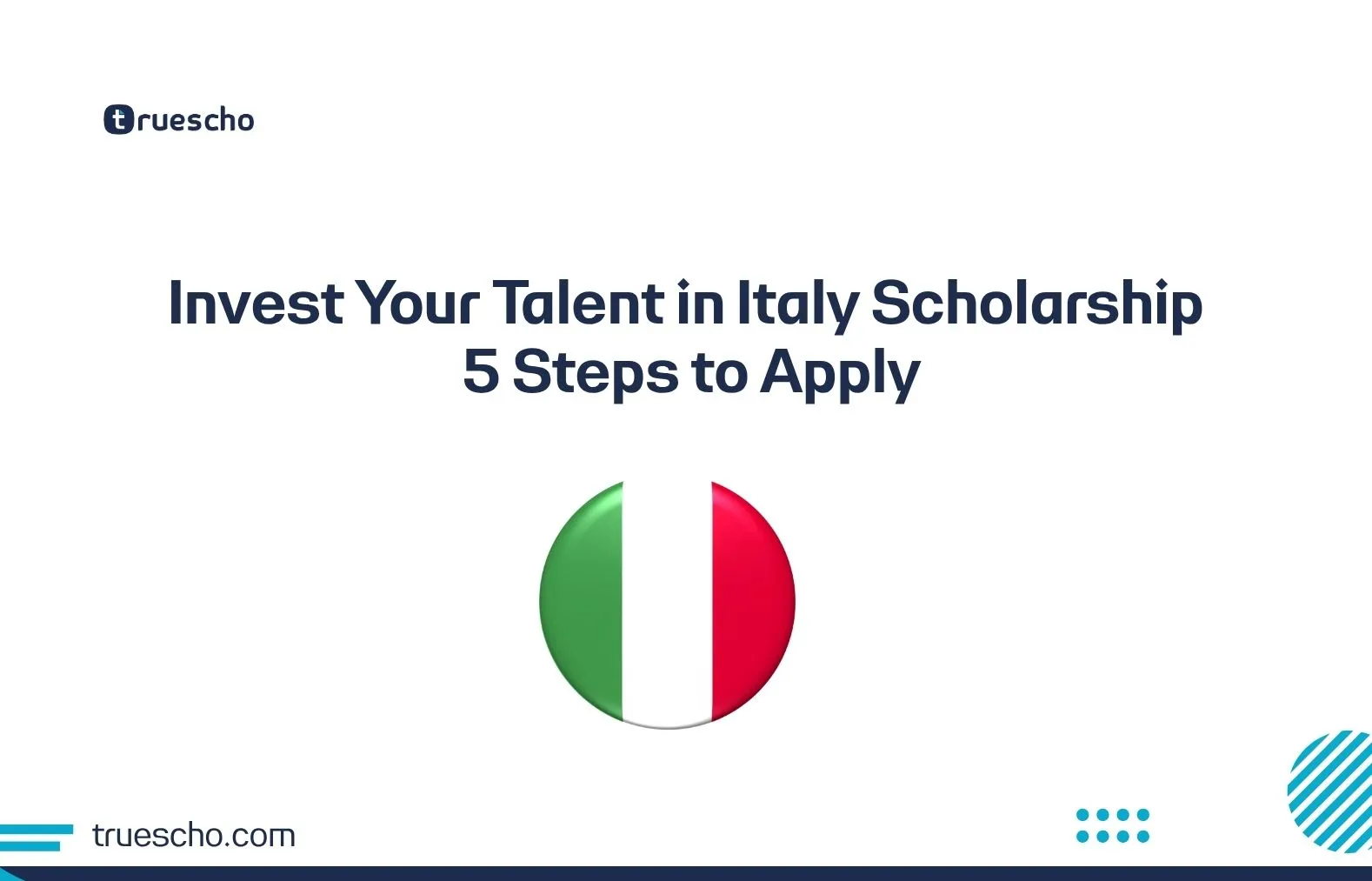 Invest Your Talent in Italy Scholarship