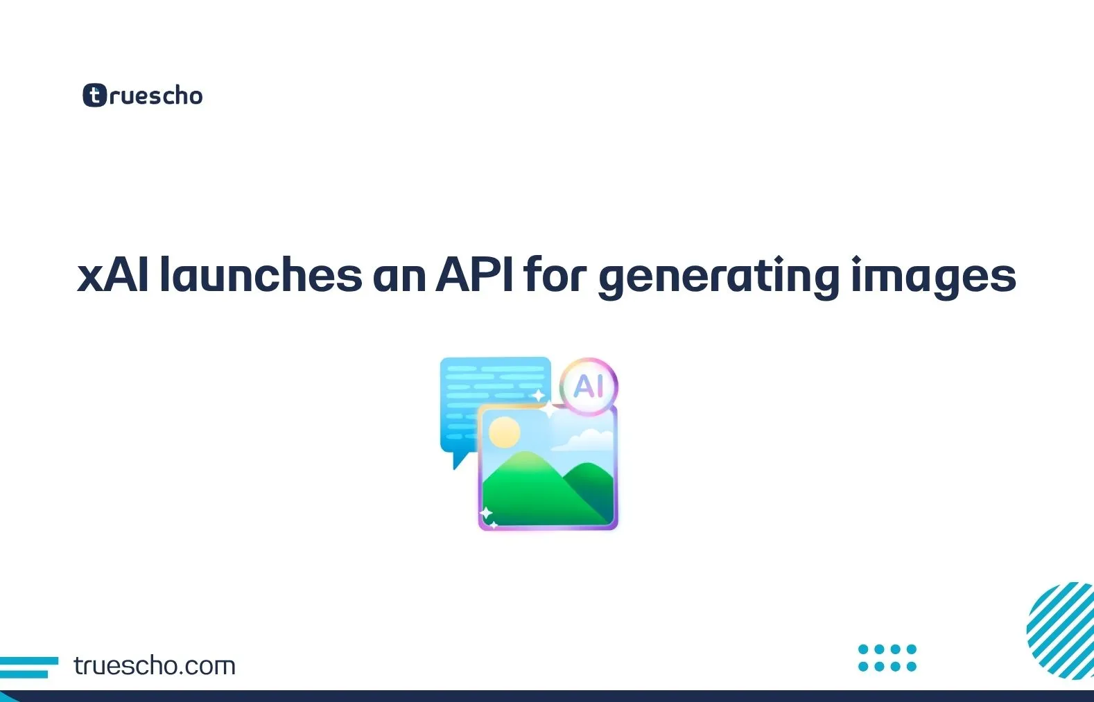 xAI launches an API for generating images