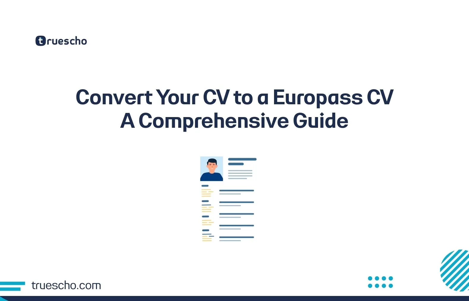 Convert Your CV to a Europass CV