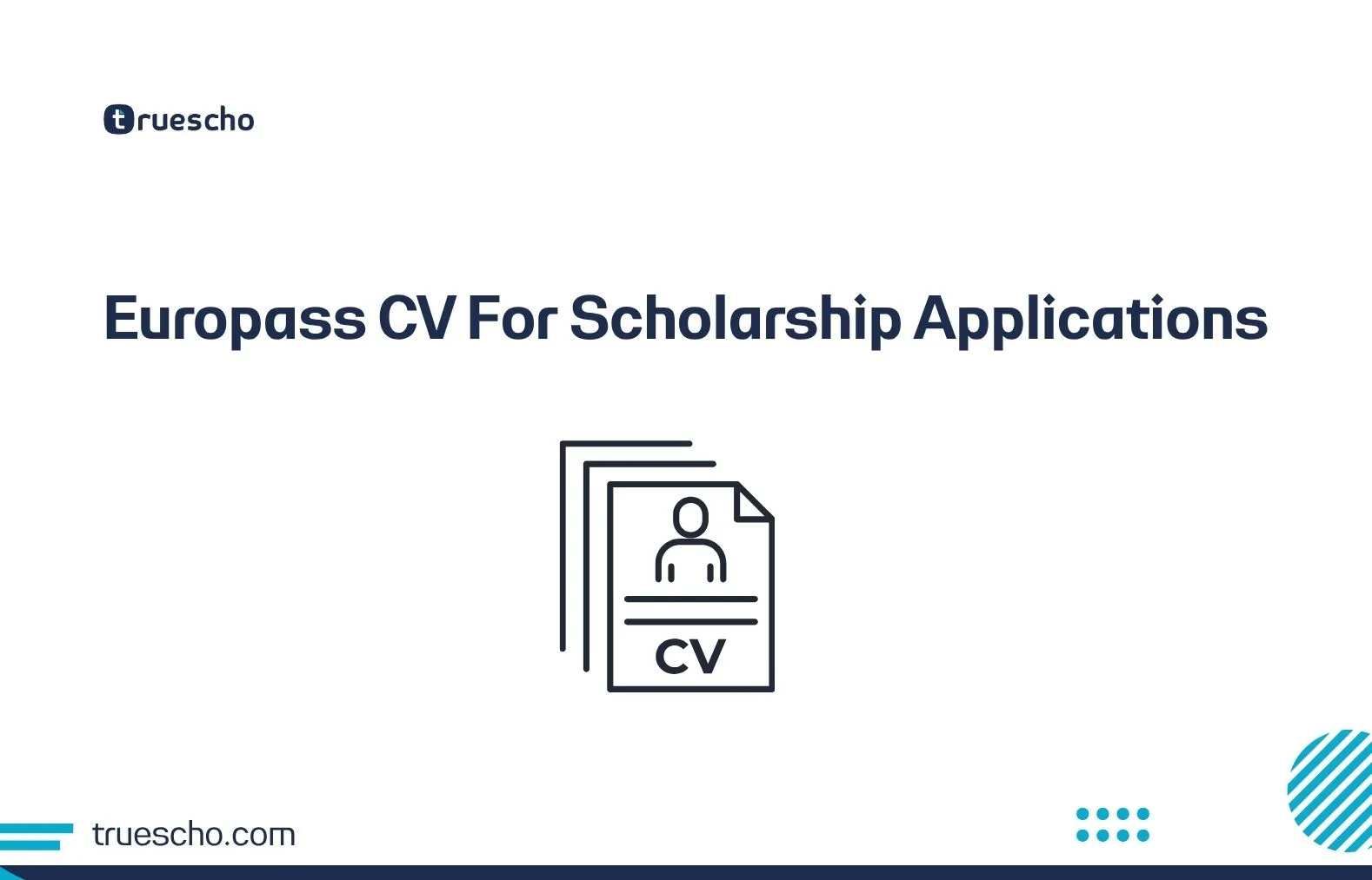 Europass CV For Scholarship Applications