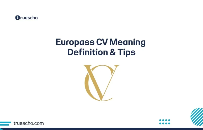 Europass CV Meaning