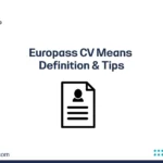 Europass CV Means