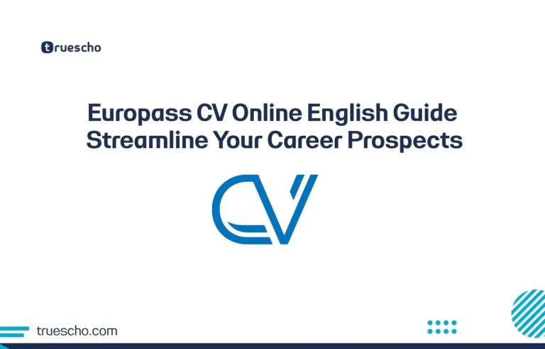 Europass CV Online English Guide