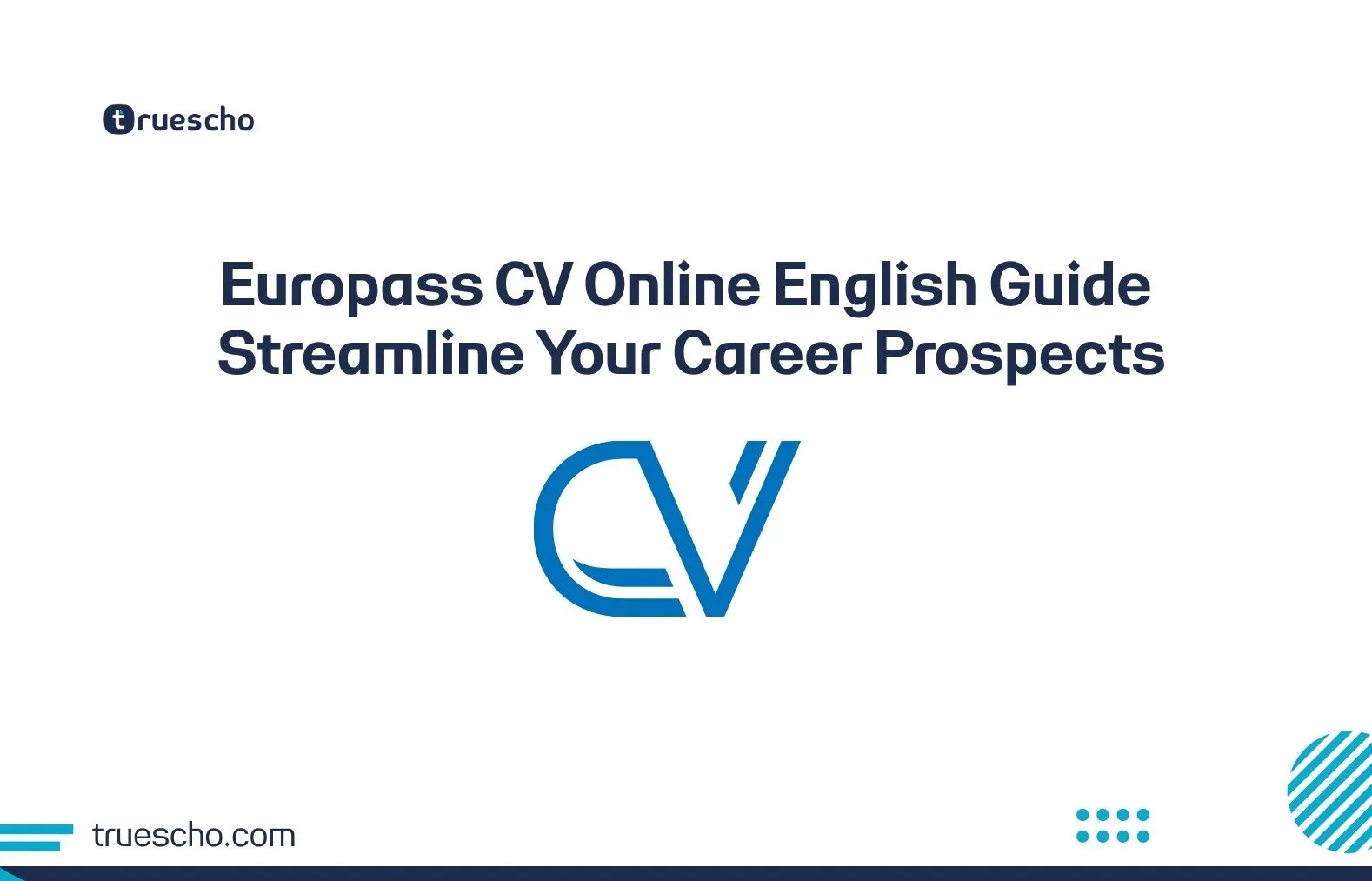 Europass CV Online English Guide