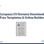 Europass CV Romana Download