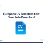 Europass CV Template Edit