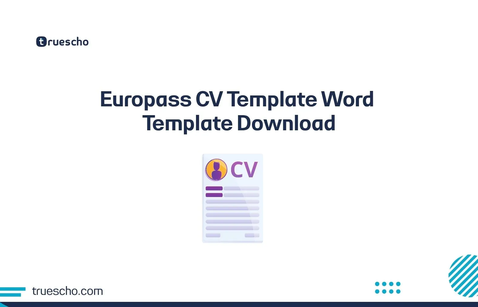 Europass CV Template Word