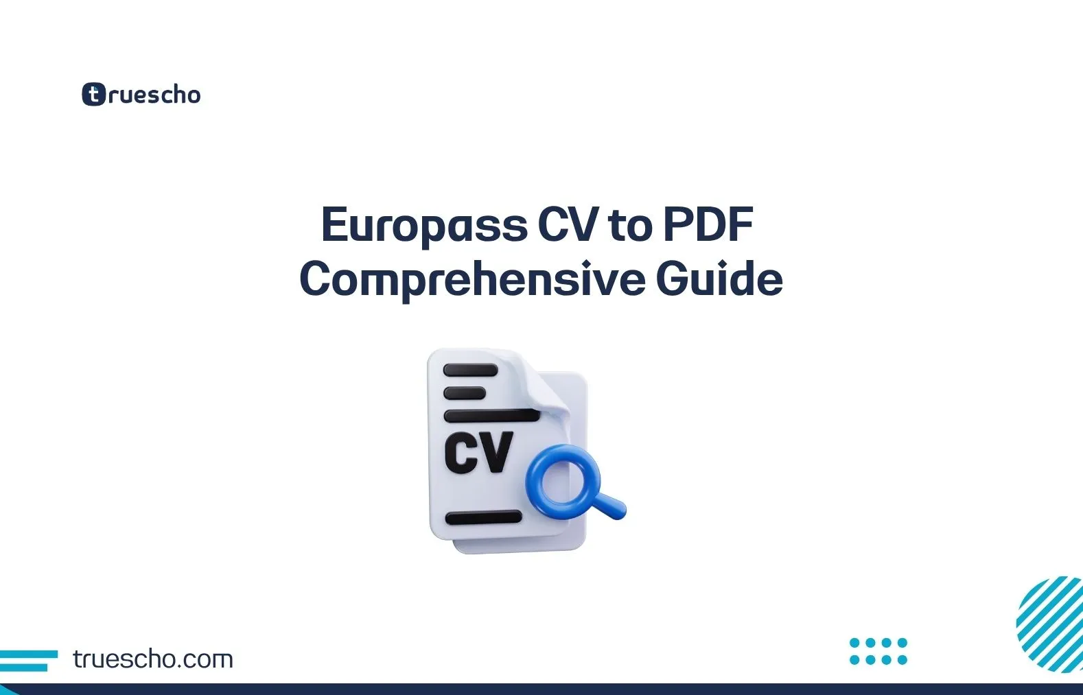 Europass CV to PDF