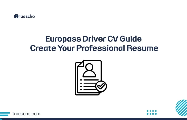 Europass Driver CV Guide