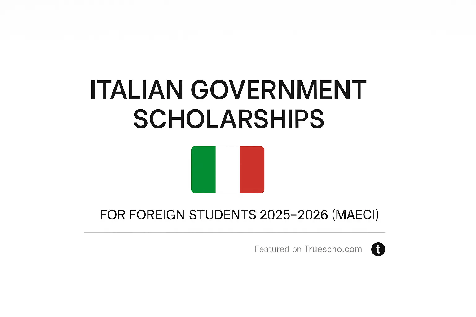 Italian Government Scholarships