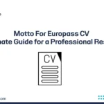 Motto For Europass CV