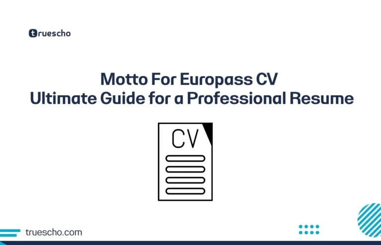 Motto For Europass CV
