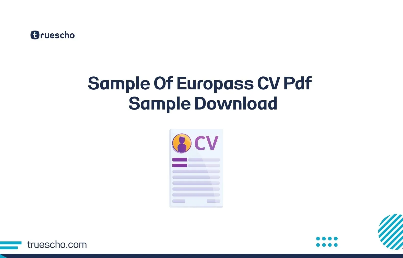 Sample Of Europass CV Pdf