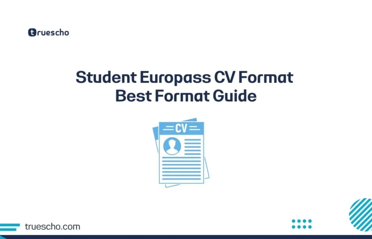 Student Europass CV Format