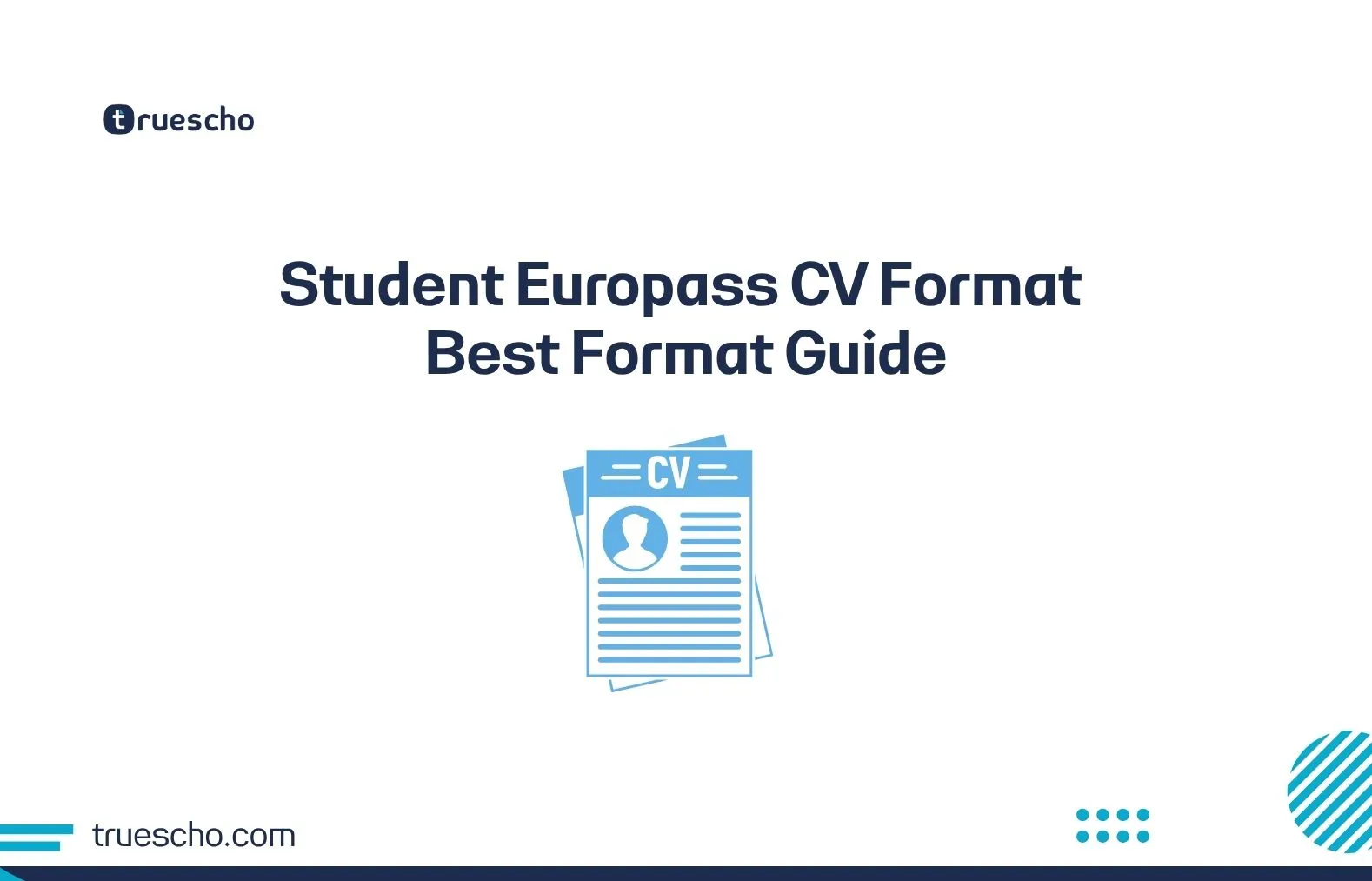 Student Europass CV Format