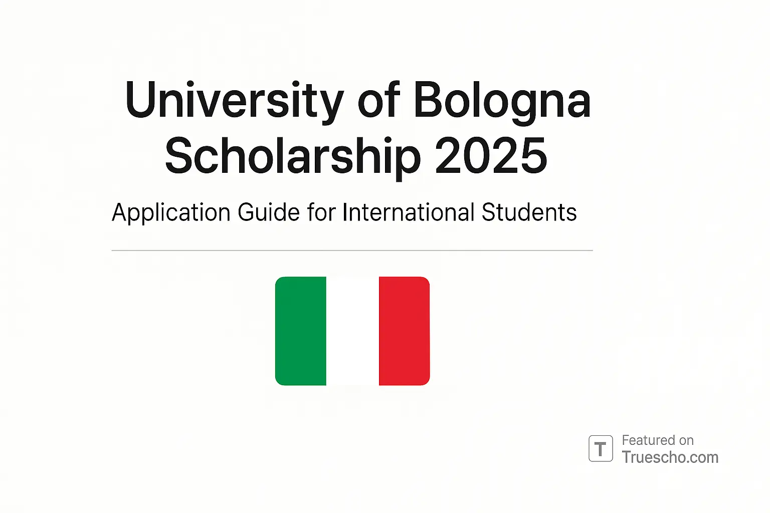 University of Bologna Scholarship
