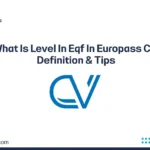 What Is Level In Eqf In Europass CV