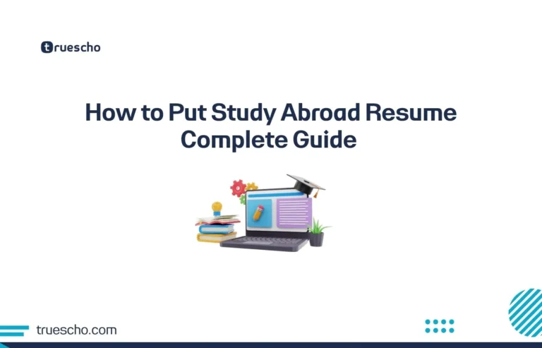 How to Put Study Abroad Resume