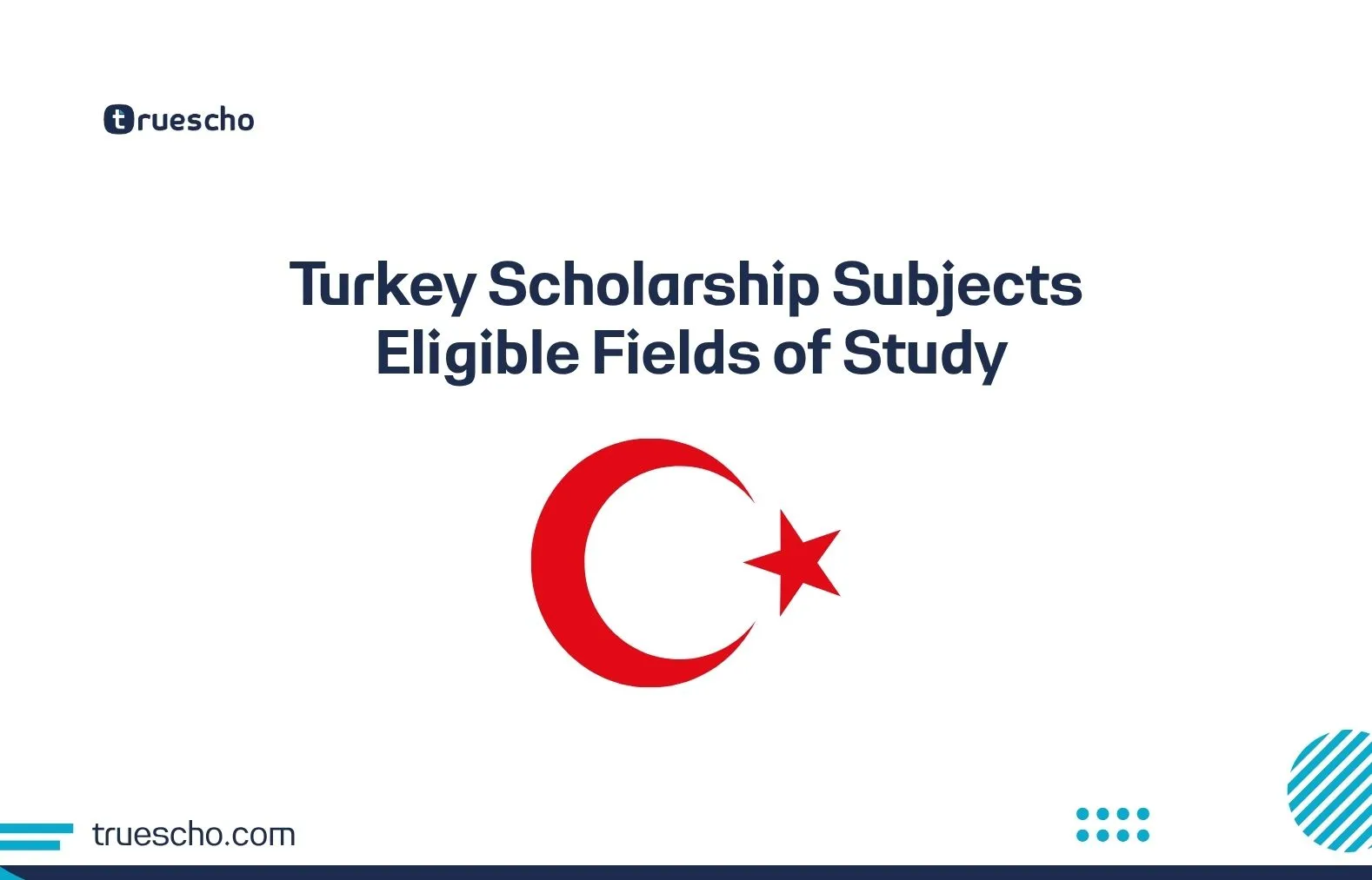 Turkey Scholarship Subjects