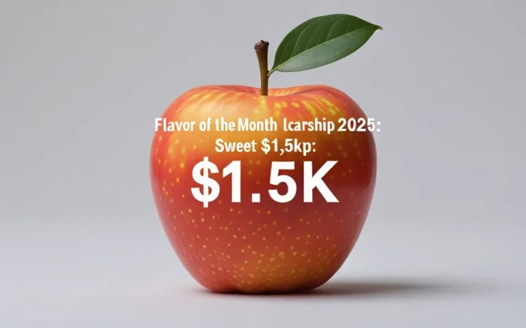Flavor of the Month Scholarship 2025: Sweet $1.5K - Professional Swiss-style featured image | Truescho.com