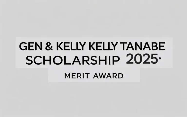 Gen & Kelly Tanabe Scholarship 2025: Merit Award - Professional Swiss-style featured image | Truescho.com