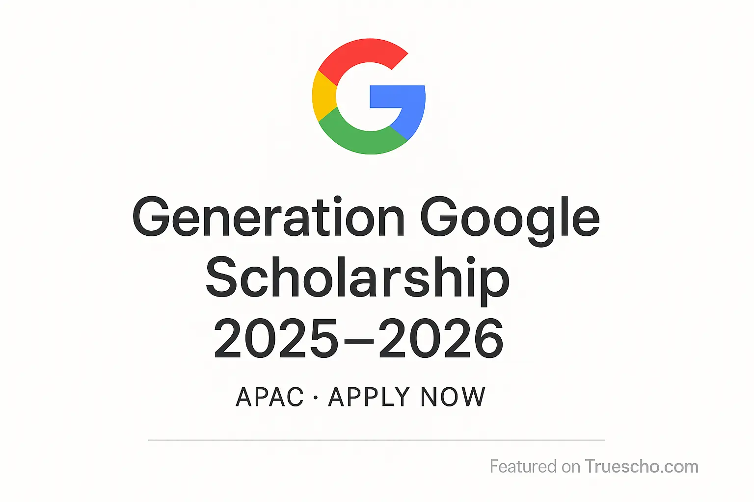 Generation Google Scholarship