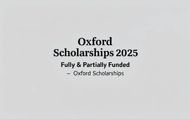 Oxford Scholarships 2025 List: Fully & Partially Funded - Professional Swiss-style featured image | Truescho.com