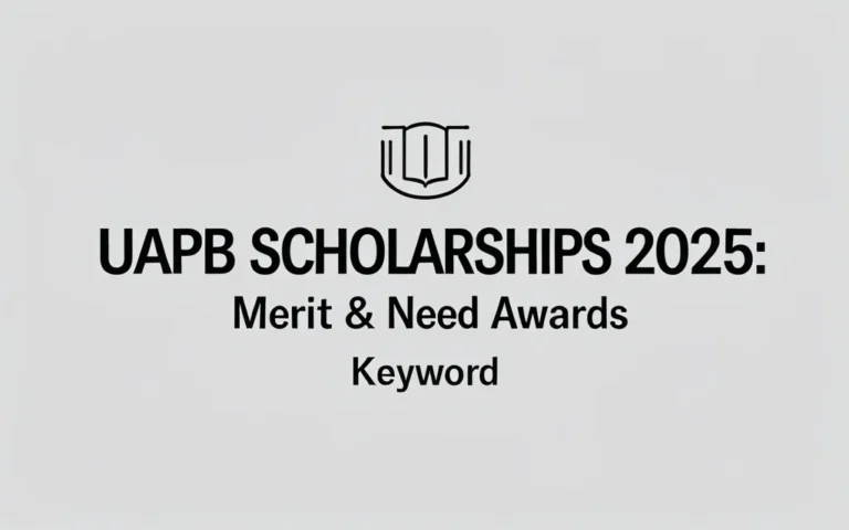 UAPB Scholarships 2025: Merit & Need Awards - Professional Swiss-style featured image | Truescho.com