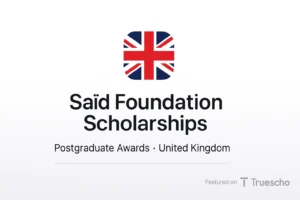 Saïd Foundation Scholarships