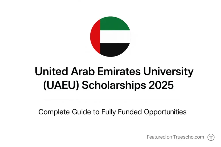 United Arab Emirates University (UAEU) Scholarships
