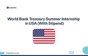World Bank Treasury Summer Internship