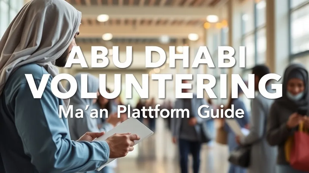Abu Dhabi Volunteering: Ma'an Platform Guide - Professional Swiss-style featured image | Truescho.com