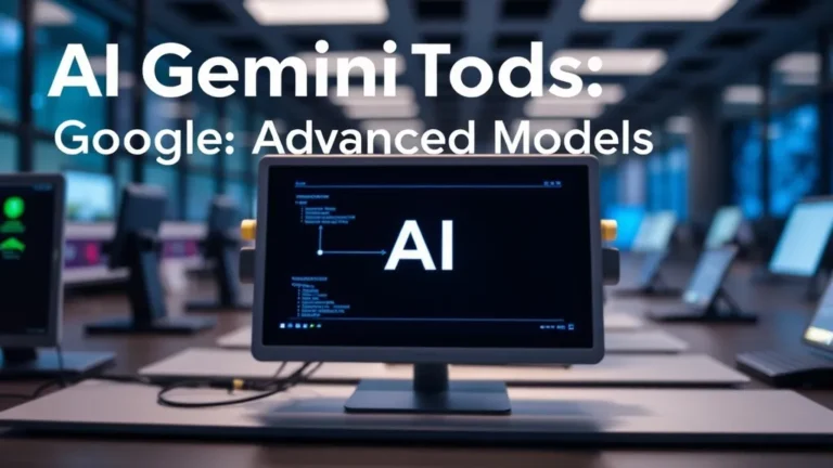 AI Gemini Tools: Google's Advanced Models - Professional Swiss-style featured image | Truescho.com