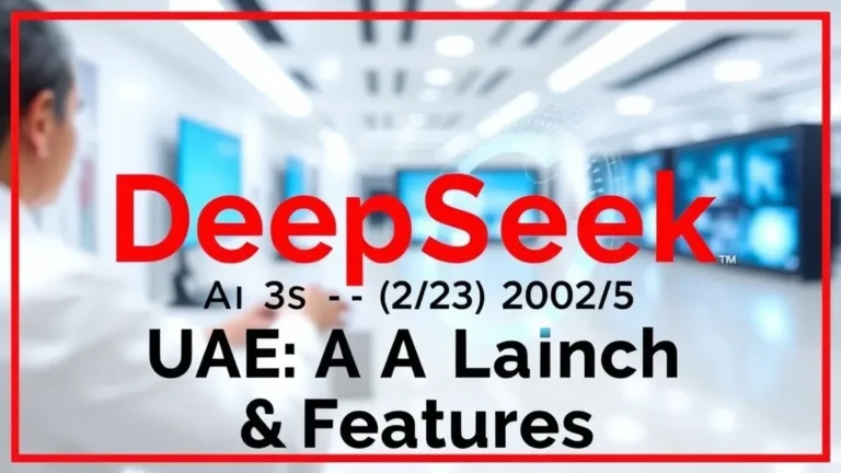 DeepSeek AI Guide 2025: UAE Launch & Features - Professional Swiss-style featured image | Truescho.com