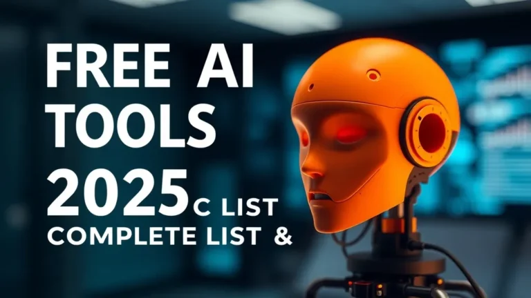 Free AI Tools 2025: Complete List & Guide - Professional Swiss-style featured image | Truescho.com