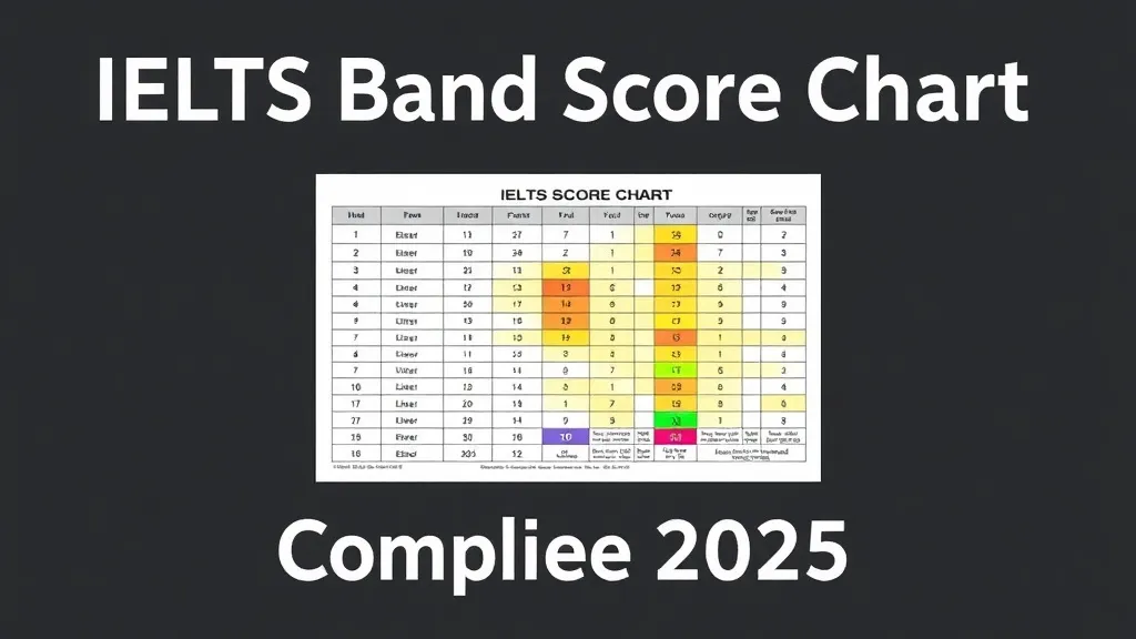 IELTS Band Score Chart: Complete Guide 2025 - Professional Swiss-style featured image | Truescho.com