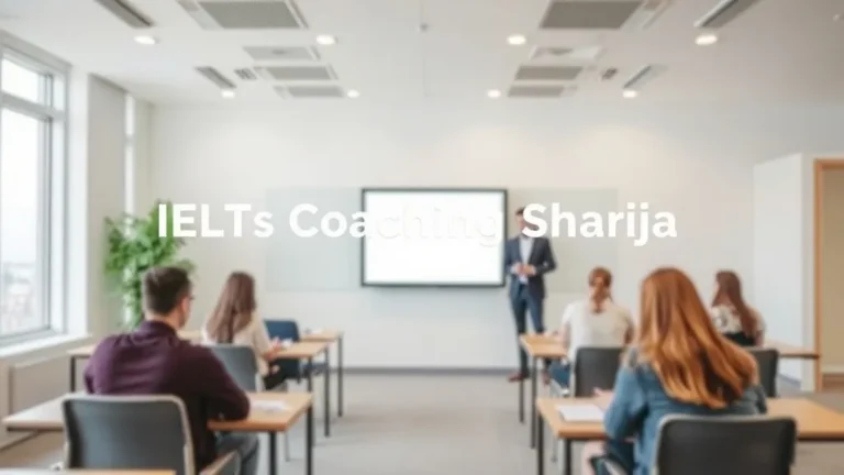 IELTS Coaching Sharjah: Best Centers 2025 - Professional Swiss-style featured image | Truescho.com